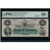 Image 1 : 1860's $1 Providence RI Obsolete Note PMG 65EPQ