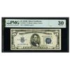Image 1 : 1934B $5 STAR Silver Certificate PMG 30