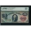 Image 1 : 1869 $1 Legal Tender Note PMG 25