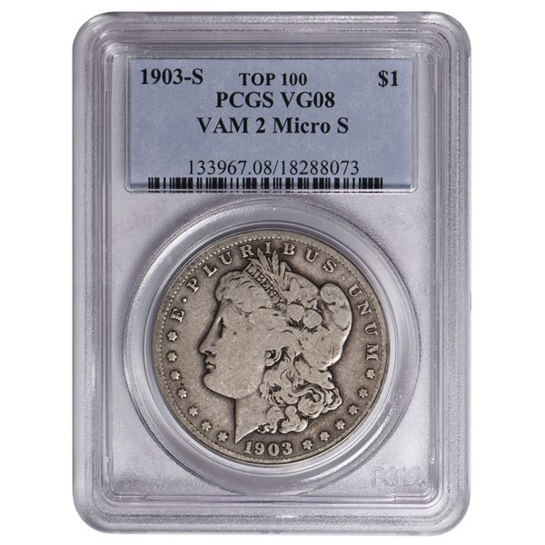 1903-S $1 Morgan Silver Dollar PCGS VG08