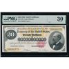 Image 1 : 1882 $20 Gold Certificate PMG 30