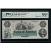 Image 1 : 1860's $2 Providence RI Obsolete Note PMG 66EPQ