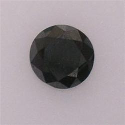 1.06 CTS ROUND BLACK DIAMOND 6 MM