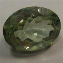 12.02 CTS OVAL SHAPED GREEN ENVY TOPAZ 16x12 MM 