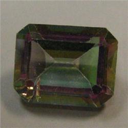 4.62 CTS EMERALD CUT MYSTIC TOPAZ 10x8 MM