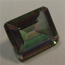 4.55 CTS EMERALD CUT MYSTIC TOPAZ 11x9 MM