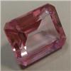 Image 1 : 7.42 CTS EMERALD CUT PINK TOPAZ 10x12 MM