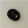 Image 1 : 5.03 CTS OVAL BLACK STAR CABOCHON 11x 9 MM