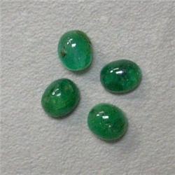 3.20 CTS LOT OF OVAL EMERALD CABOCHON - DIFFERENT SIZES