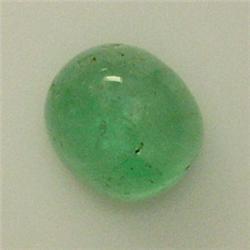 9 CTS OVAL EMERALD CABOCHON 11x13 MM