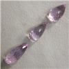 Image 1 : 17 CTS LOT OF AMETHYST BRIOLETTE - DIFFERENT SIZES