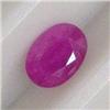 Image 1 : 0.84 CTS OVAL RUBY 7x5 MM