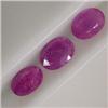 Image 1 : 4 CTS LOT OF OVAL RUBY 8x5 MM