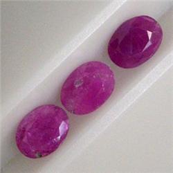 4 CTS LOT OF OVAL RUBY 8x6 MM