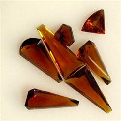 10.64 CTS LOT OF FANCY SHAPED MADEIRA CITRINE - DIFFERENT SIZES