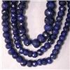 Image 1 : 366 CTS ENHANCED BLUE SAPPHIRE STRAND 9-5 MM - 22 INCHES