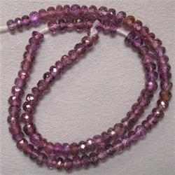 25.90 CTS SPINEL RONDELLES STRAND 3 MM - 16 INCHES