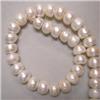 Image 1 : 13-12 MM WHITE FRESH WATER PEARL STRING - 16 INCHES
