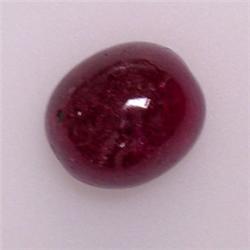 2.06 CTS OVAL RUBY CABOCHON 8x7 MM
