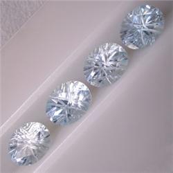 9.40 CTS LOT OF LASER CUT OVAL TOPAZ 9x7 MM