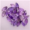 Image 1 : 5.01 CTS LOT OF MARQUISE SHAPED AMETHYST 3x2 MM