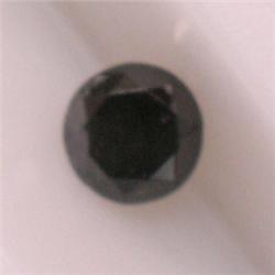0.34 CTS ROUND BLACK DIAMOND 4 MM
