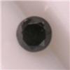 Image 1 : 0.34 CTS ROUND BLACK DIAMOND 4 MM