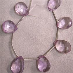 32.70 CTS LOT OF AMETHYST TEAR DROPS 12x9 MM