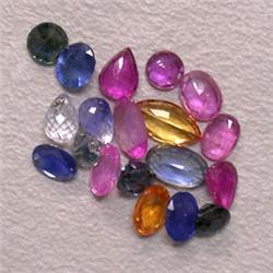 4.00 CTS LOT OF MULTICOLOR SAPPHIRES