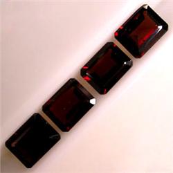 9.01 CTS LOT OF EMERALD CUT GARNET 9x7 MM