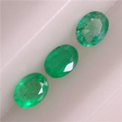0.50 CTS LOT OF OVAL EMERALD 4x3 MM
