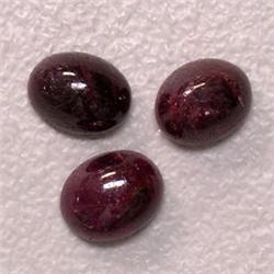 1.50 CTS LOT OF OVAL RUBY CABOCHON 5x4 MM