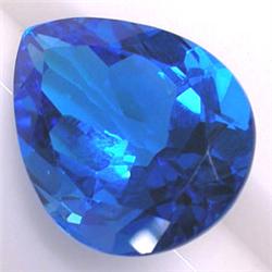 25.50 CTS PEAR SHAPED LONDON BLUE TOPAZ 21x19 MM