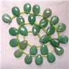 Image 1 : 18x13 MM GREEN AVENTURINE TEAR DROP STRAND - 16 INCHES