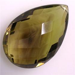 35.00 CTS BICOLOR CITRINE TEAR DROP 27x17 MM - TOP DRILLED