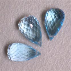 8.40 CTS LOT OF SKY BLUE TOPAZ BRIOLETTE 10x6 MM