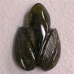14.09 CTS CARVED TOURMALINE 22x15 MM
