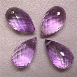 28.74 CTS LOT OF AMETHYST BRIOLETTE 15x8 MM