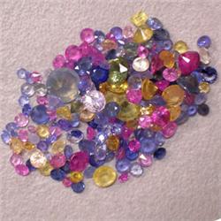 10 CTS LOT OF MULTICOLOR SAPPHIRES