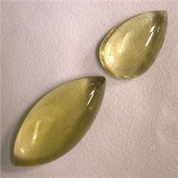 76 CTS LOT OF CITRINE CABOCHONS 38x27-25x16 MM