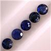 Image 1 : 1.20 CTS LOT OF ROUND BLUE SAPPHIRES 3.5 MM
