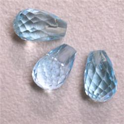 5.39 CTS LOT OF SKY BLUE TOPAZ BRIOLETTE 8x5 MM