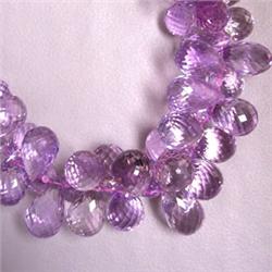 685 CTS AMETHYST BRIOLETTE STRAND 16x10 MM