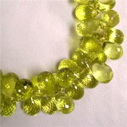 619 CTS LEMON CITRINE BRIOLETTE STRAND 18x11 MM