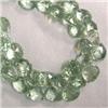 Image 1 : 252 CTS GREEN AMETHYST TEAR DROP STRAND 10x10 MM