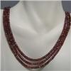 Image 1 : 73 CTS SPINEL RONDELLES STRAND 4 MM - 16 INCHES
