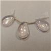 Image 1 : 60 CTS LOT OF ROSE QUARTZ TEAR DROPS 23x11 MM APPROX