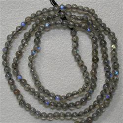 16.00 CTS LABRADORITE STRAND 2 MM