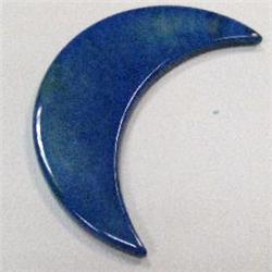 135 CTS AGATE MOON - TOP DRILLED 77x27 MM