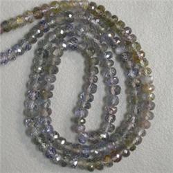 50 CTS SPINEL RONDELLES STRAND 4 MM - 16 INCHES
